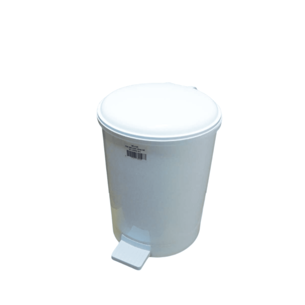 Poubelle plastique ronde à pédale