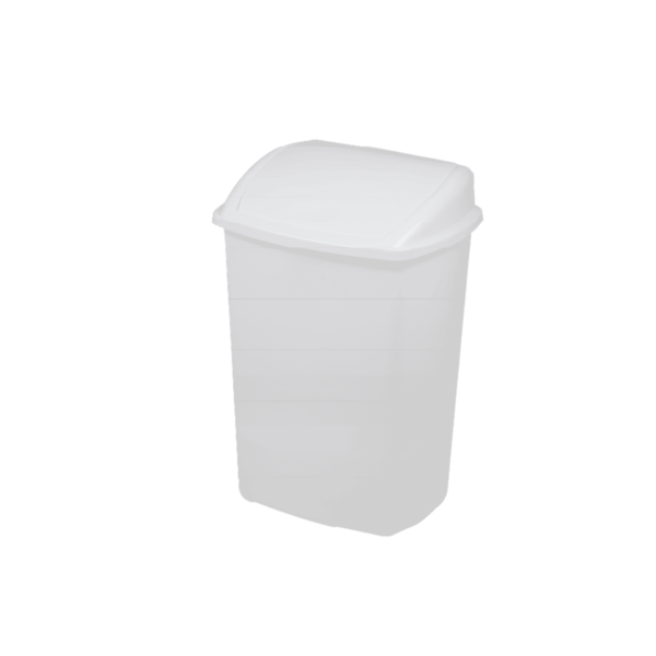 Poubelle plastique à couvercle basculant – Image 2