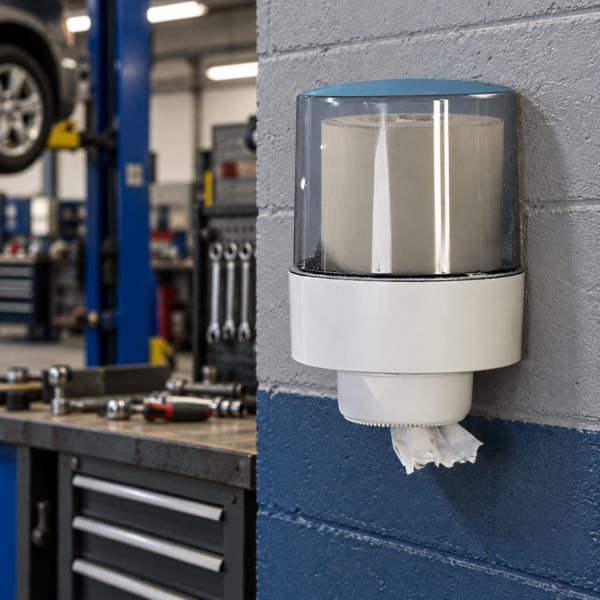 Distributeur rouleau papier bobine centrale grande capacité — ABS