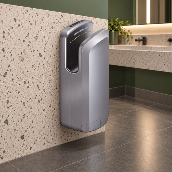 WINDO ECOJET — Sèche-mains vertical, lampe UV antibactérienne