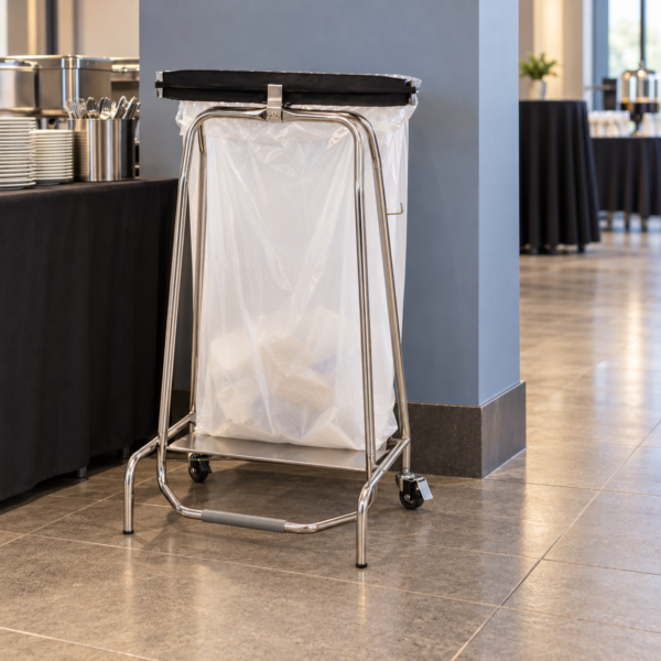 Support-sac portefeuille 110 L — Inox