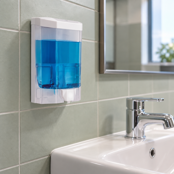 Distributeur manuel savon/gel 0,5 L et 1 L — ABS