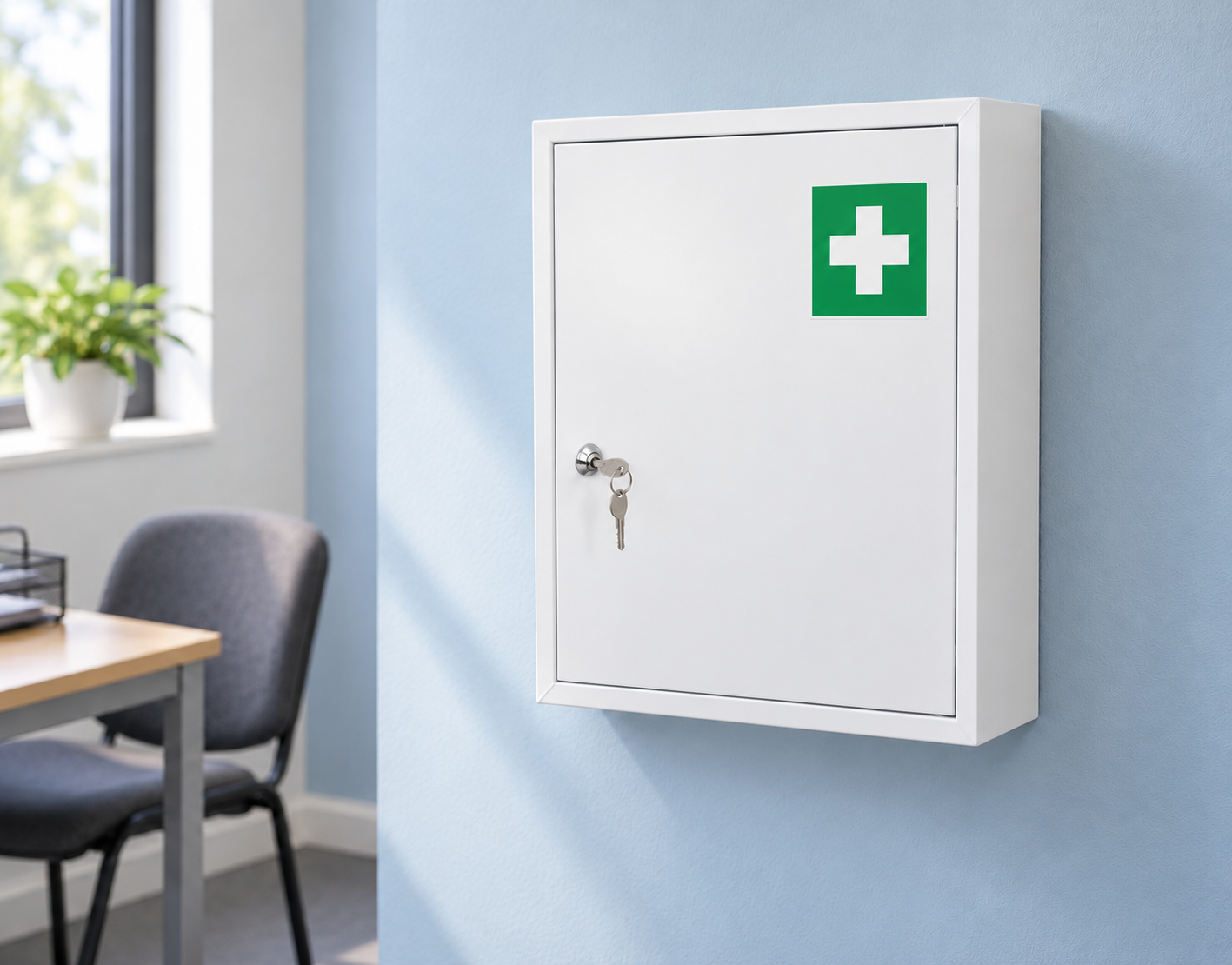 Armoire à pharmacie 1 porte — Métal