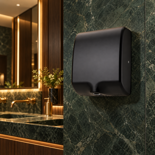 WINDO E — Sèche-mains à air pulsé inox, filtre HEPA