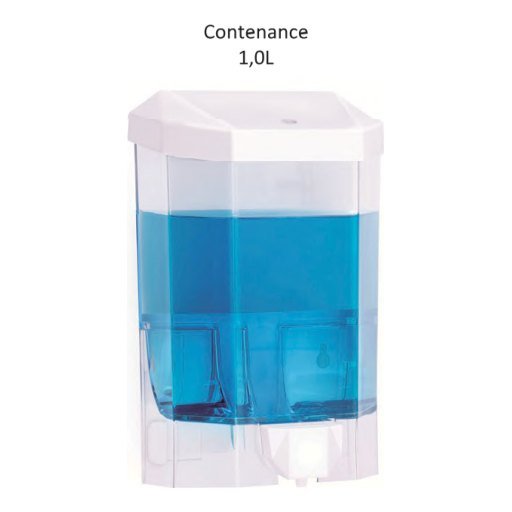 Distributeur manuel savon/gel 0,5 L et 1 L — ABS